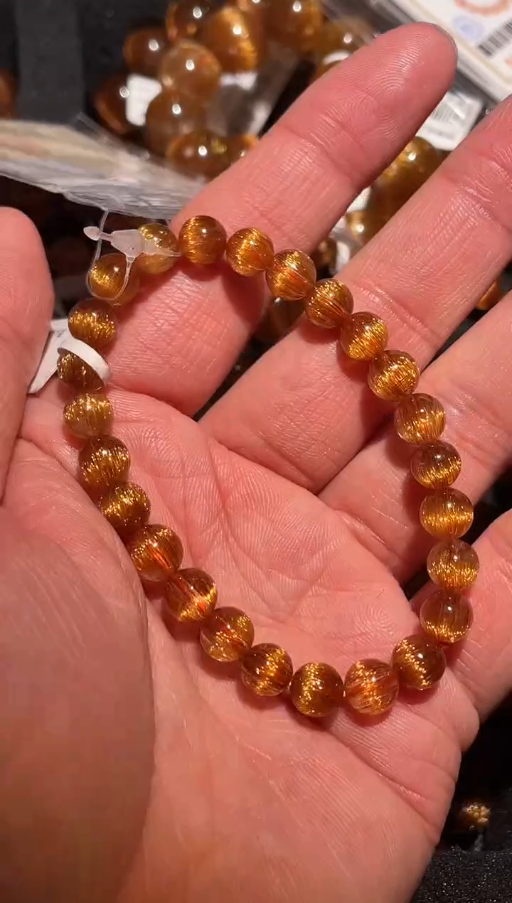 未镶嵌手链水晶单圈发晶A7