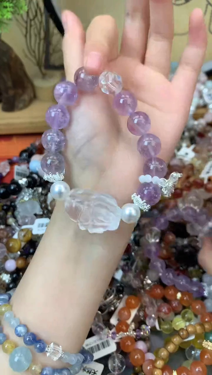 【闪购商品】紫晶手链未镶嵌6008手串