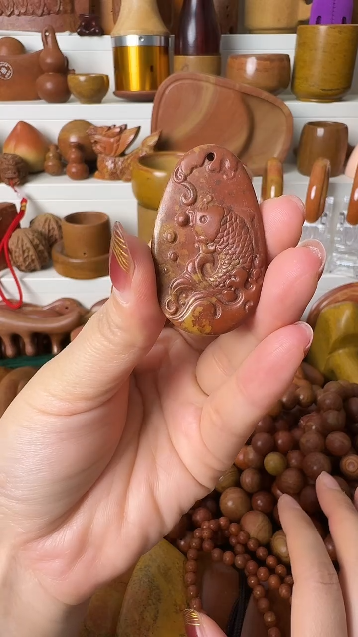 泗水砭石元旦宠粉节/砭石鱼跃龙门