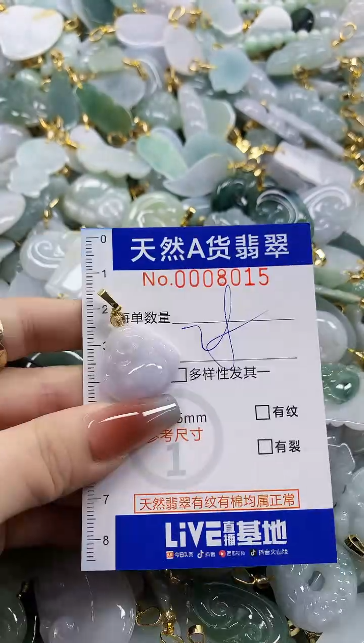 颈饰未镶嵌翡翠天然A货翡翠