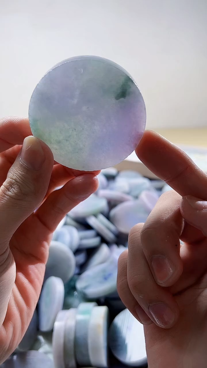 【闪购商品】翡翠裸石缅甸翡翠A货文60