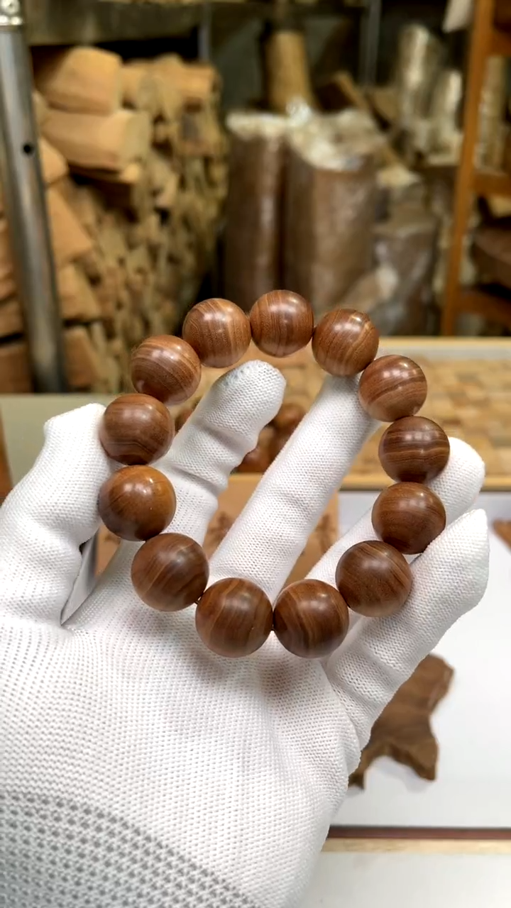 【闪购商品】檀香木其他1.8黑肉虎皮纹单圈