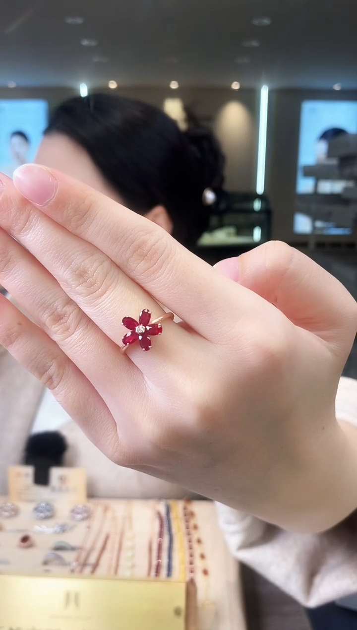 【闪购商品】红宝石戒指银S925镶嵌01