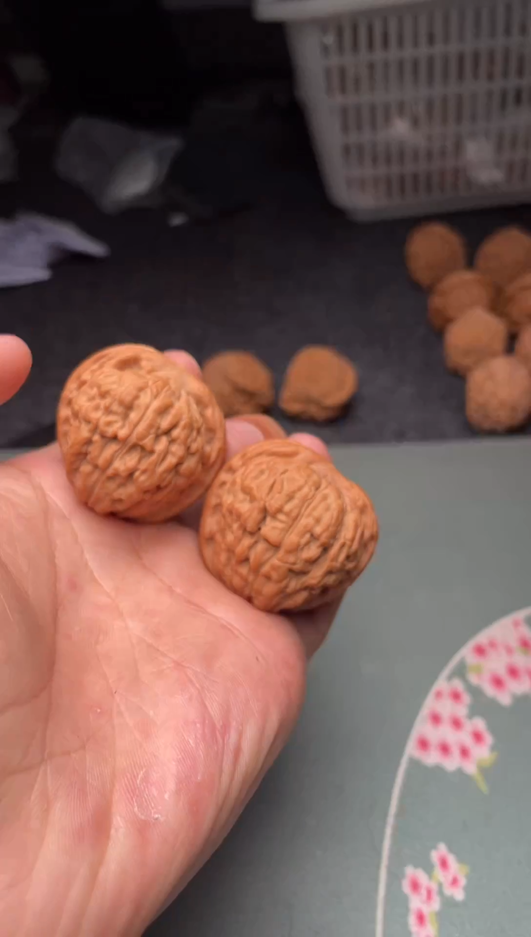 把件文玩核桃a142  莲花   38尺