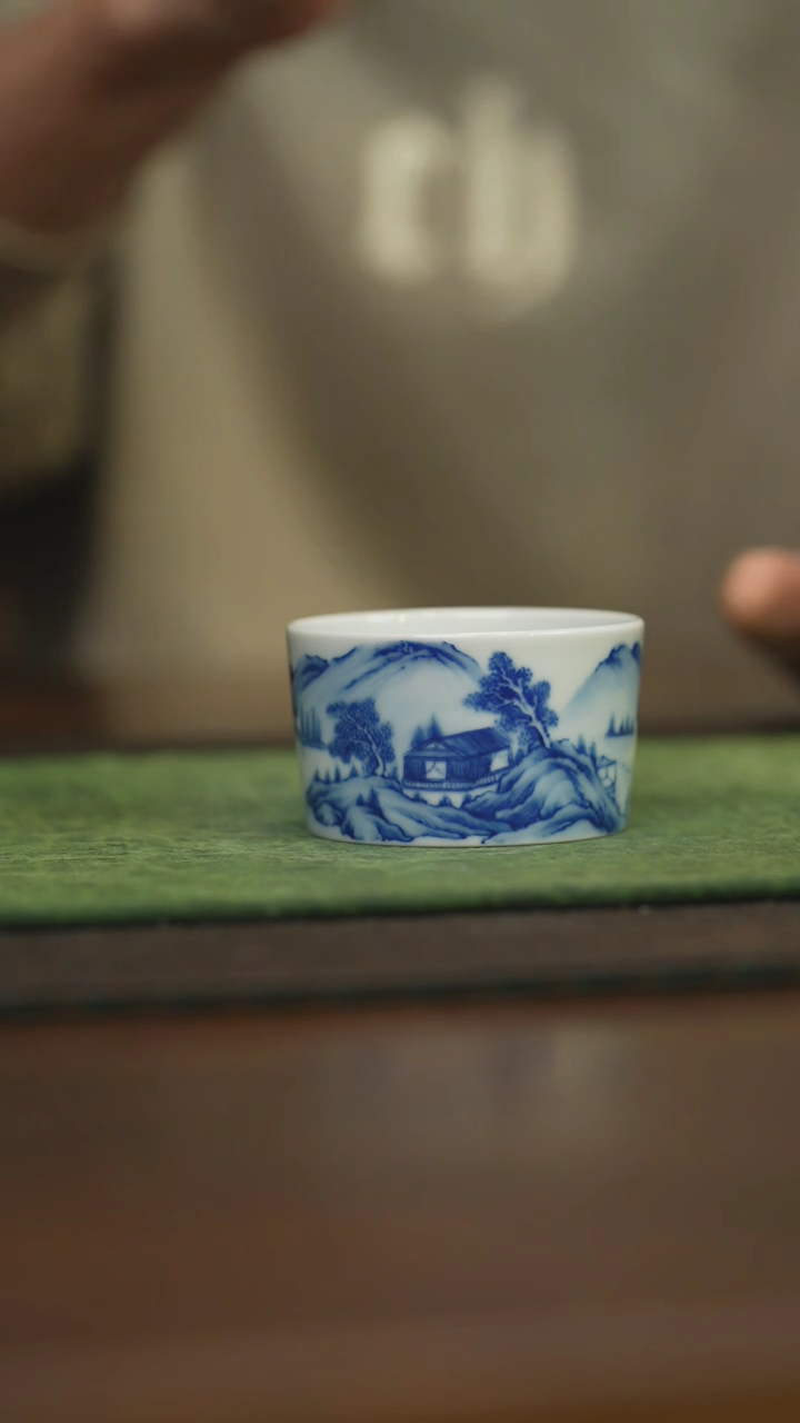 【闪购商品】杯柴窑青花破价福利