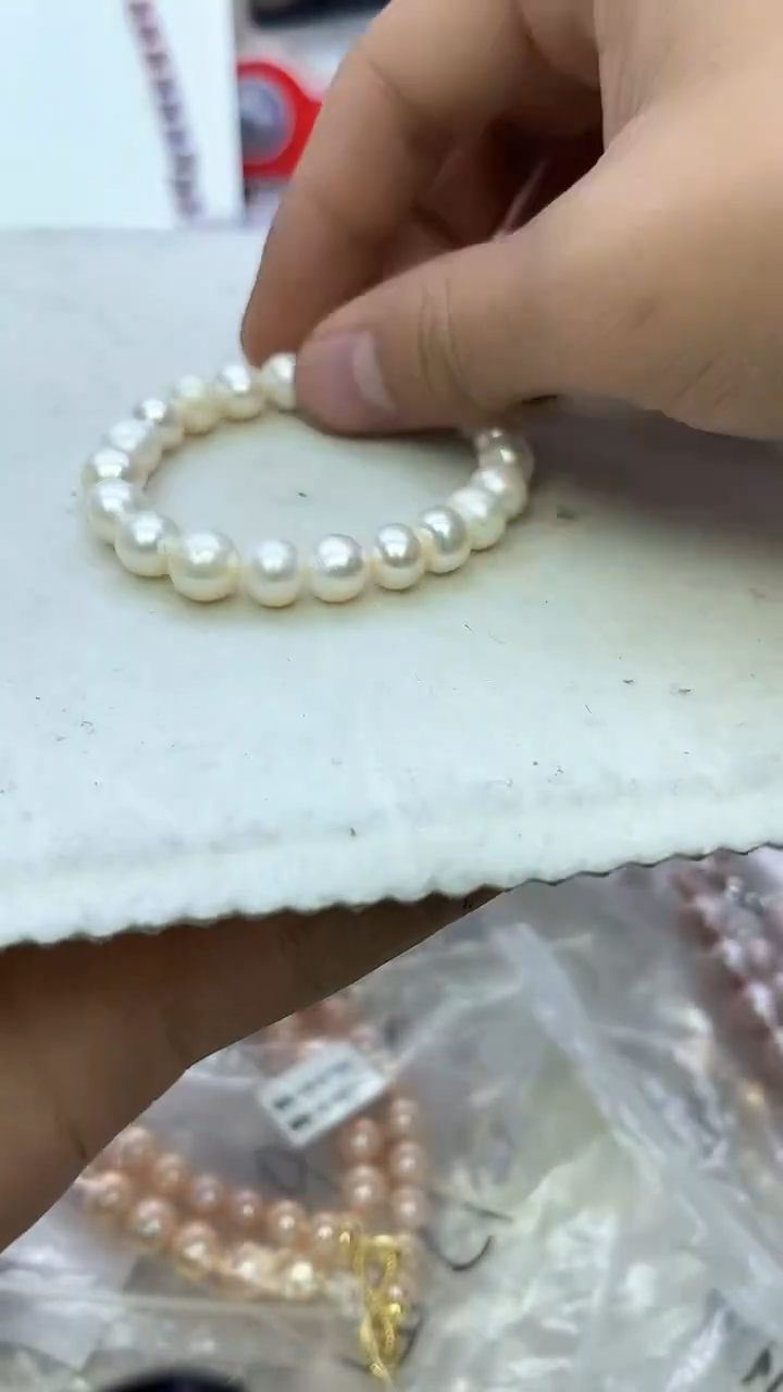 未镶嵌手链淡水珍珠白色系手链