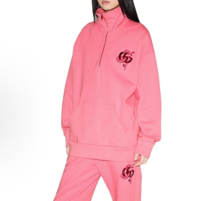 未使用 GUCCI/古驰 创意logo立领卫衣