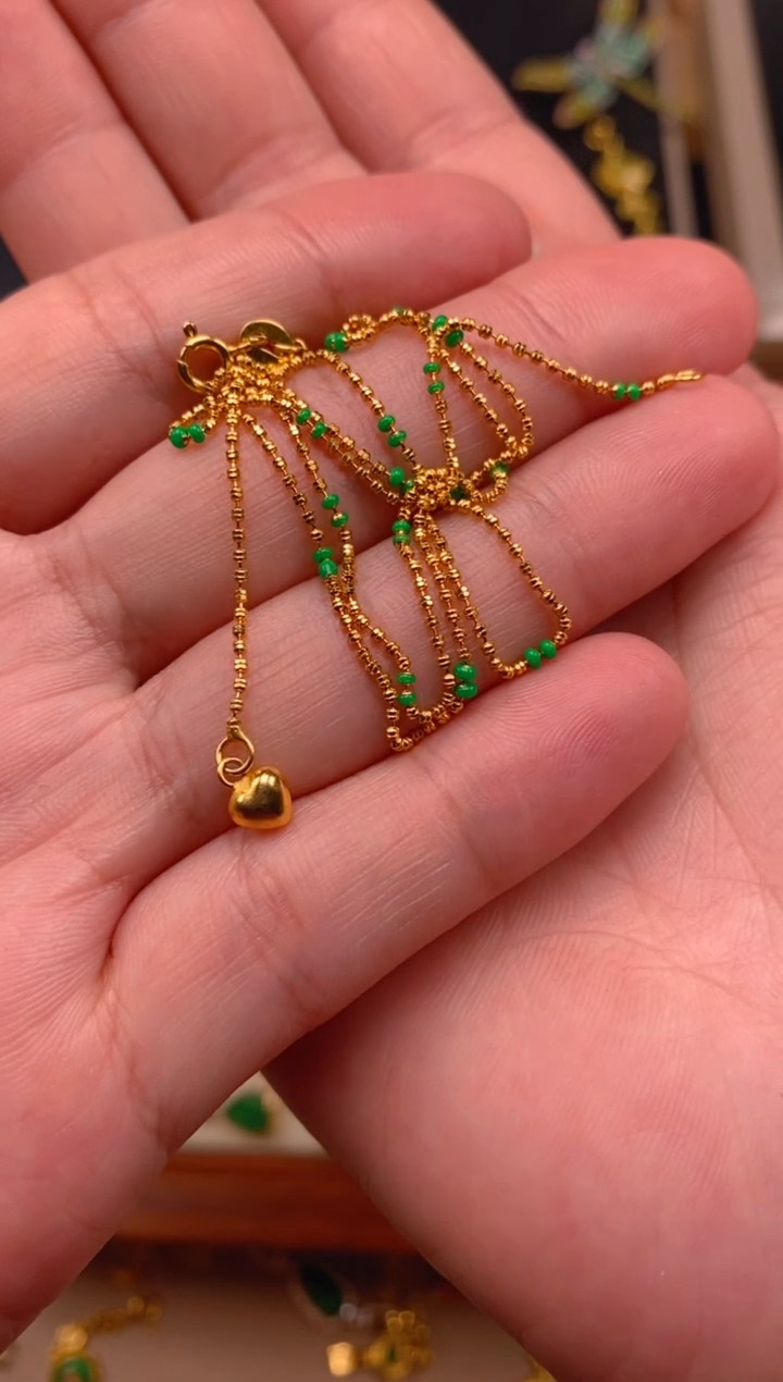 【闪购商品】翡翠吊坠(不含链)银S925镶嵌项链