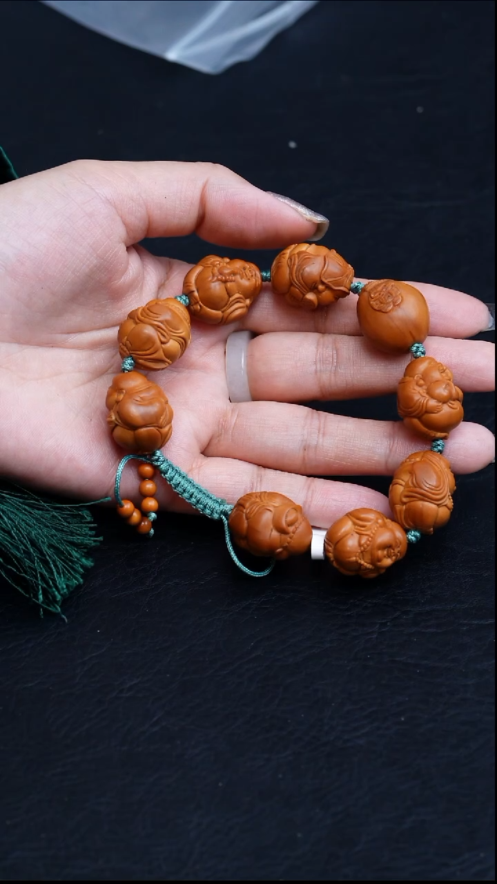 【闪购商品】橄榄核手串/手链19八宝弥勒