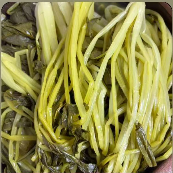 苏北沭阳腌菜长杆青菜酸菜高杆菜酸脆下饭菜炖羊肉牛肉