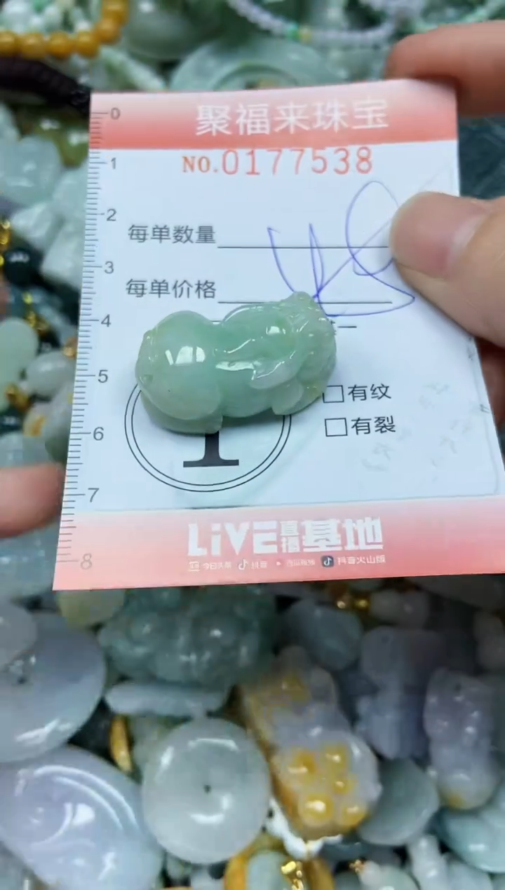 翡翠未镶嵌项链闪购0177538