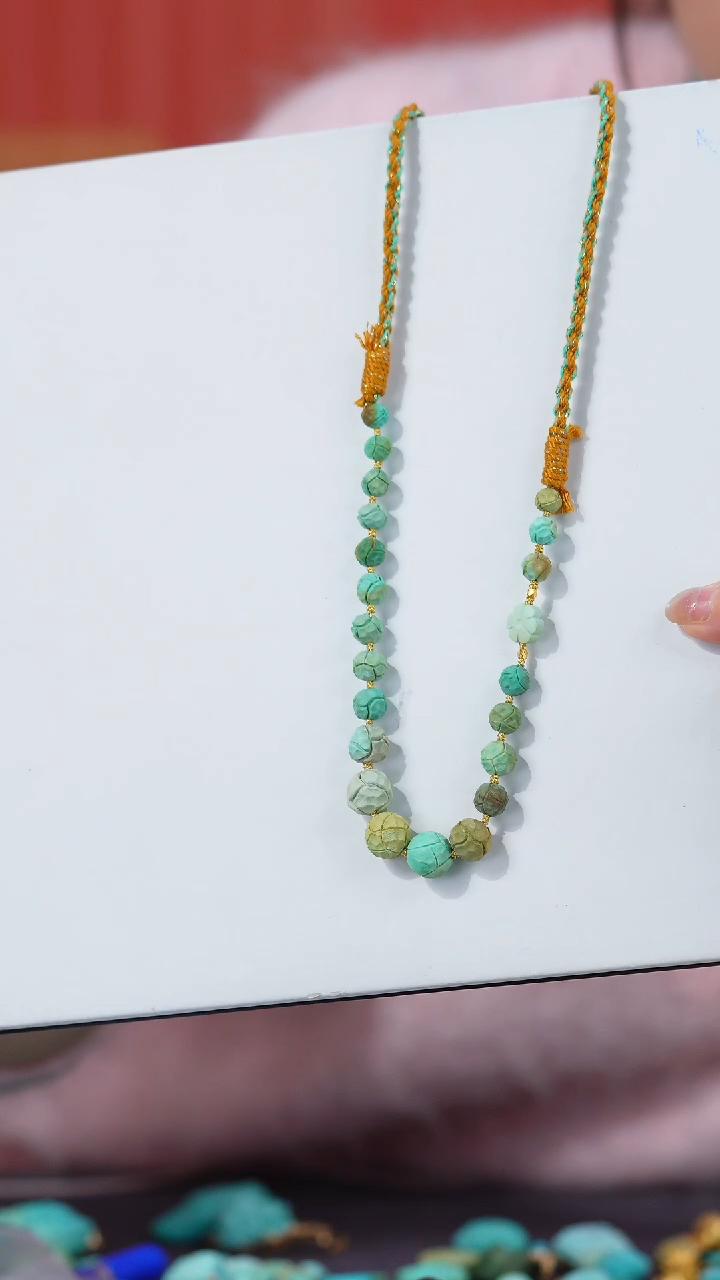 【闪购商品】绿松石手链18K金镶嵌1