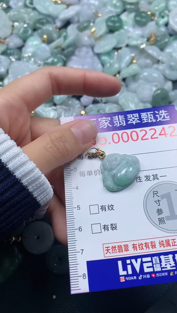 吊坠(不含链)未镶嵌翡翠2242