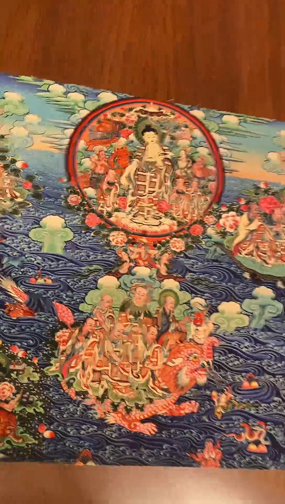 装裱画精美唐卡tk16077