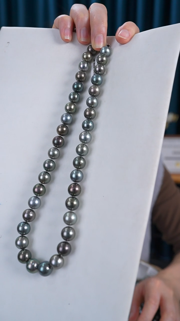 【闪购商品】海水珍珠项链未镶嵌10-12mm大溪地项链