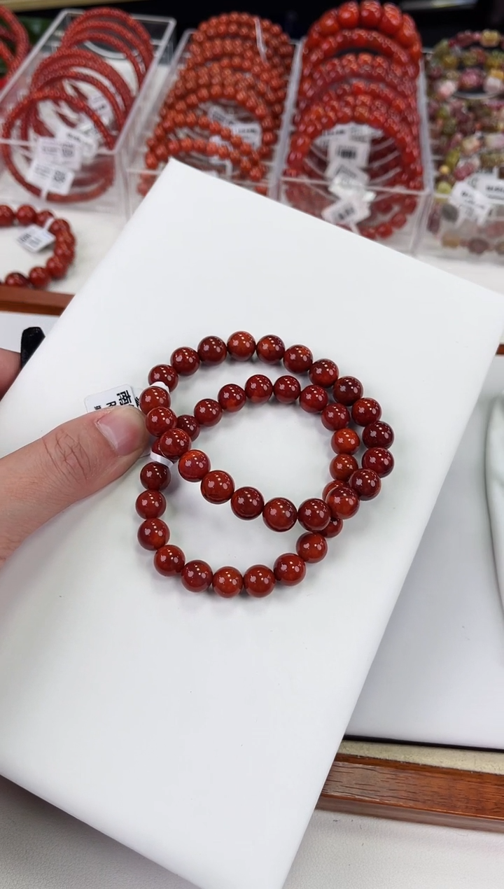 【闪购商品】南红玛瑙瓦西手串9+未镶嵌（多样式发其一）