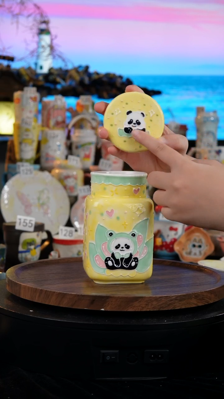 陶瓷便携款景德镇手工手绘陶瓷