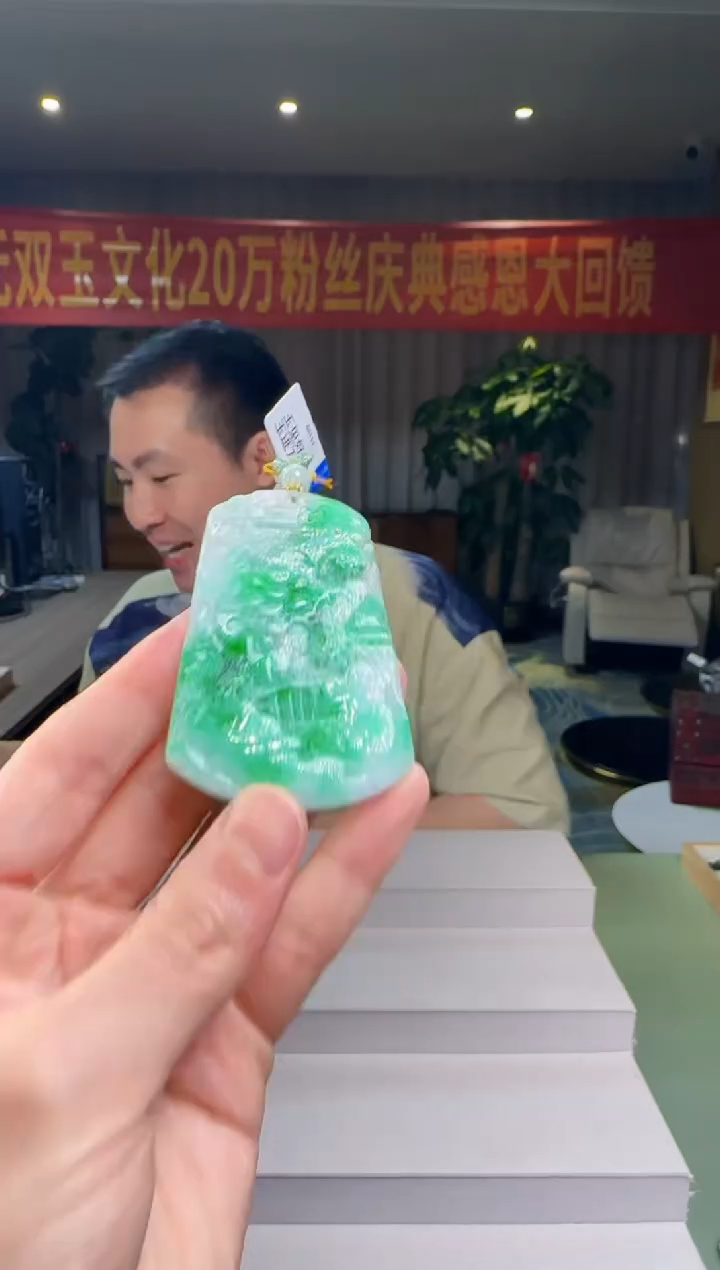 翡翠未镶嵌吊坠(不含链)DY@@960Q3J18052