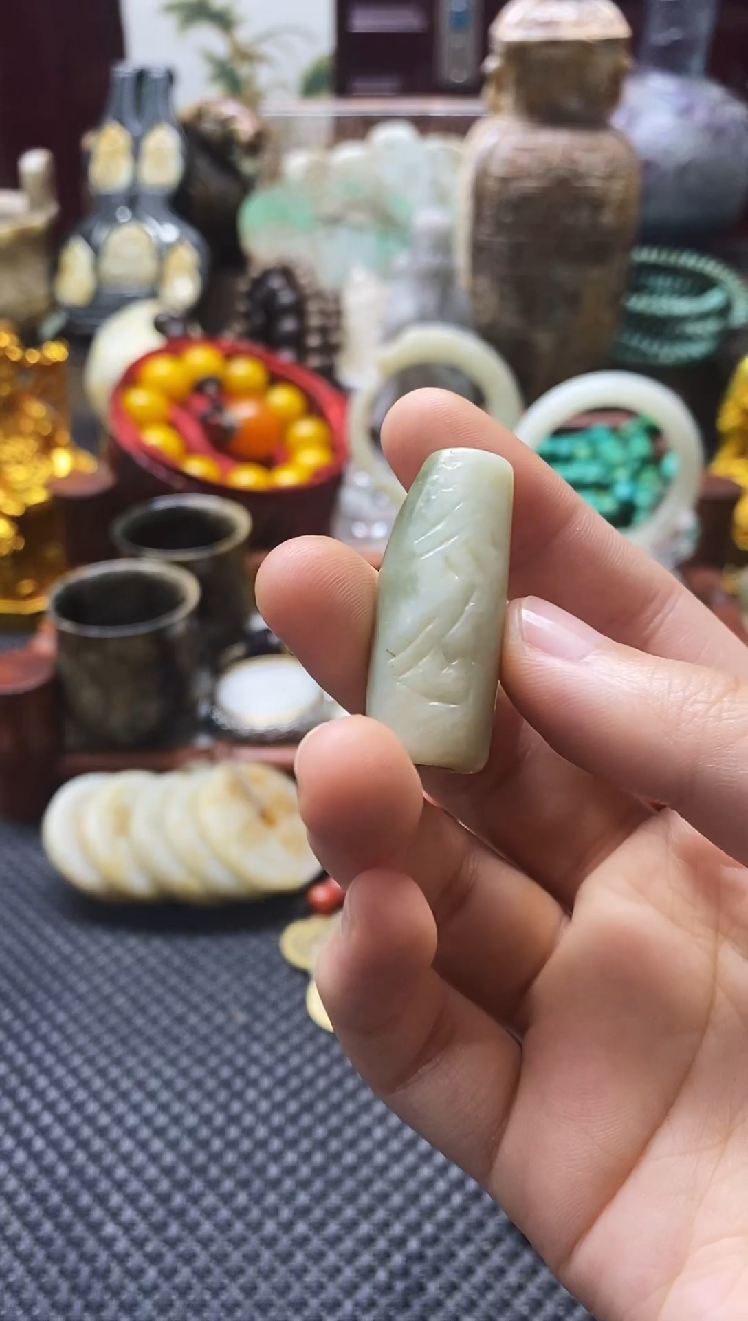 未镶嵌和田玉挂件勒子