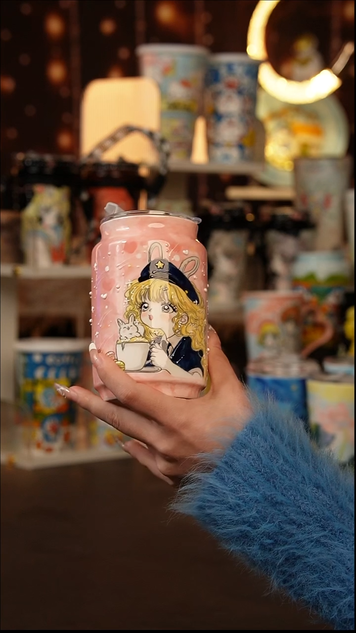 （玉泥）景德镇手工手绘文创陶瓷杯