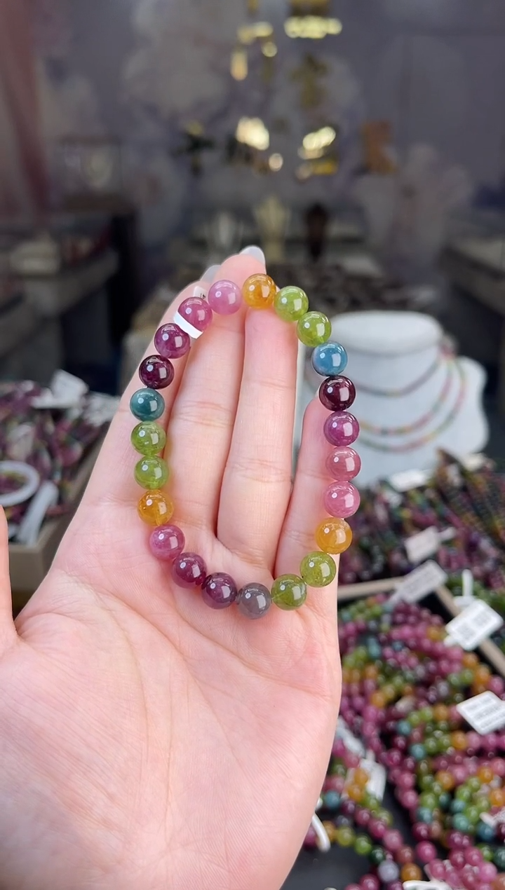 【闪购商品】碧玺/未镶嵌8mm+碧玺单圈多样性发货