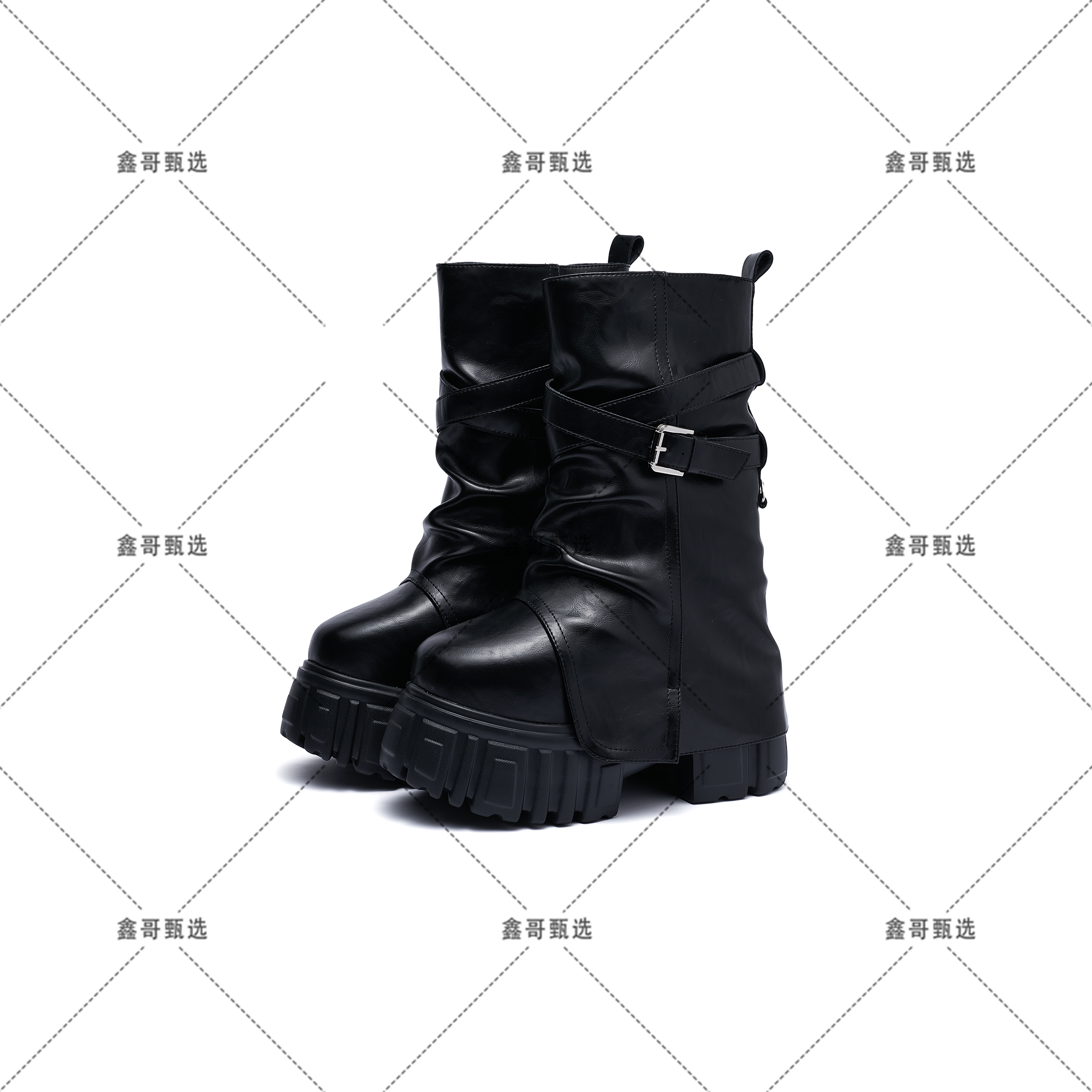【增高20厘米·鑫哥甄选】2024秋冬中筒厚底隐形增高休闲百搭女靴