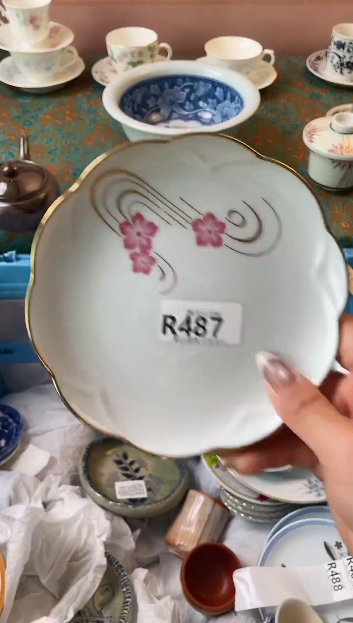 瓷片喜*迎瓷器瓷器R487