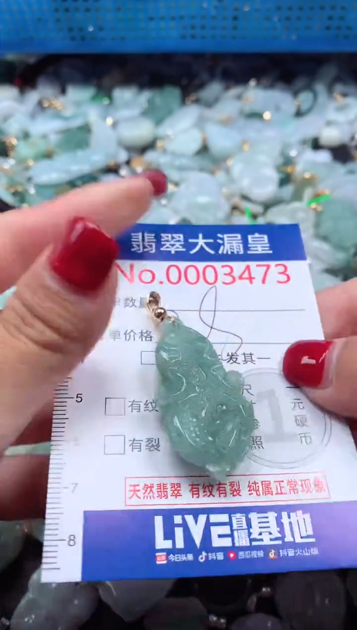 颈饰未镶嵌翡翠3473