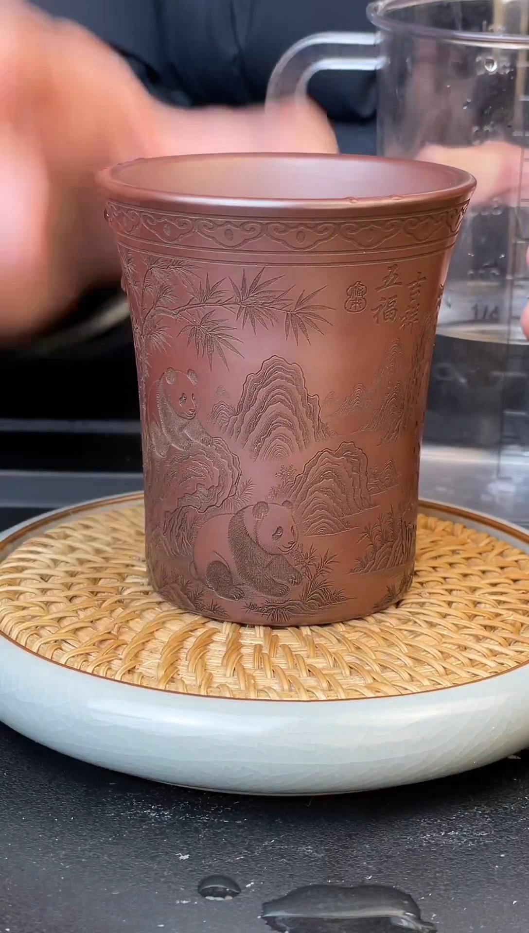 五福吉祥 石红主人杯
