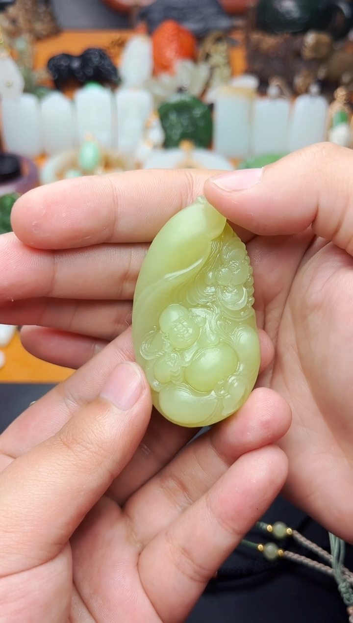 【闪购商品】和田玉颈饰未镶嵌佛01【定制】