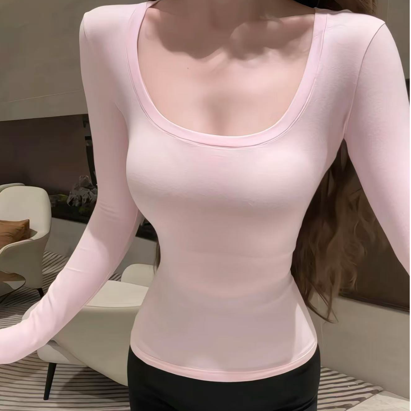 直播间链接/非主图款 修身性感毛绒外套