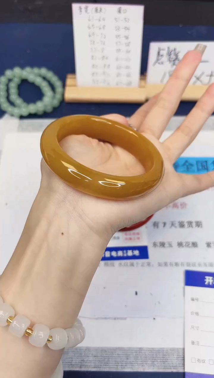 【闪购商品】石英质玉手镯未镶嵌294-财气镯-圈口59