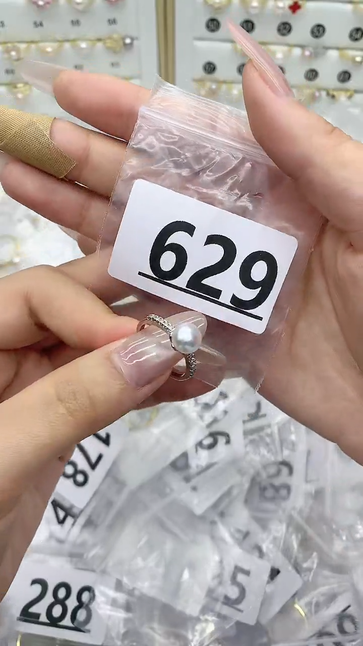 合金珠宝奇石淡水珍珠629