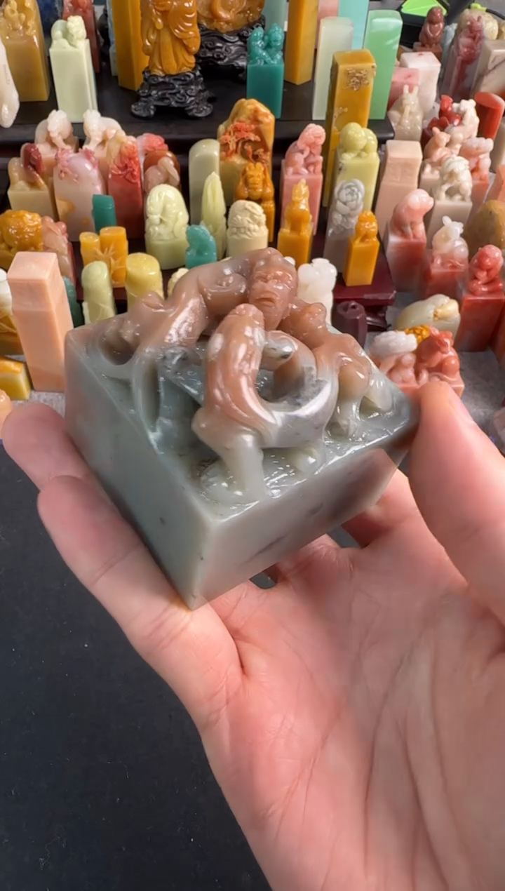 【闪购商品】青田石印石5734编号编号