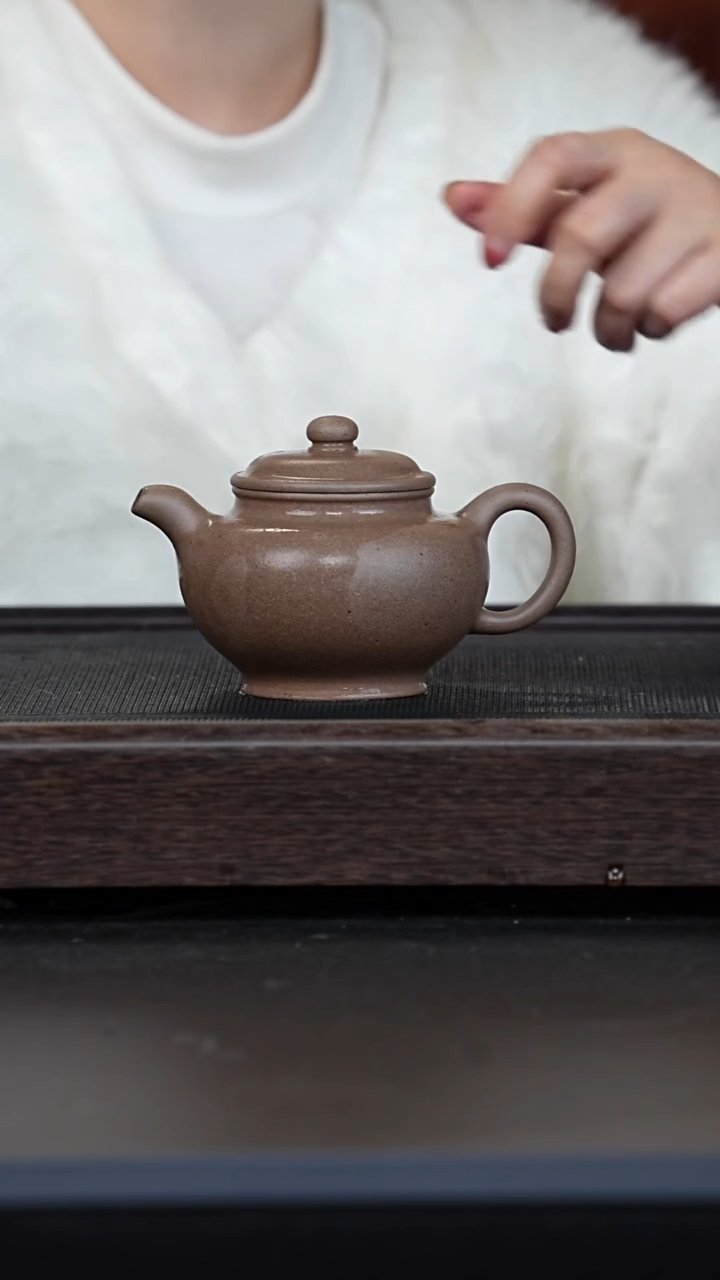 【闪购商品】紫砂茶壶鲨皮青掇只