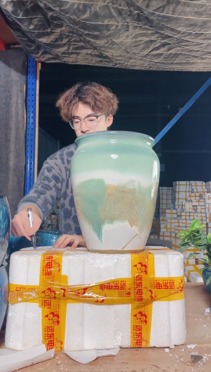 紫砂花盆宜兴紫砂粗陶花盆25-30