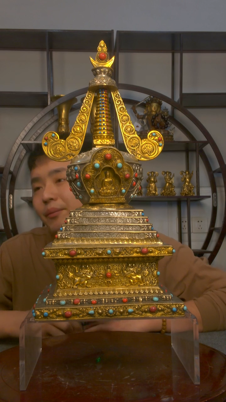 铜靓****体收藏摆件00001