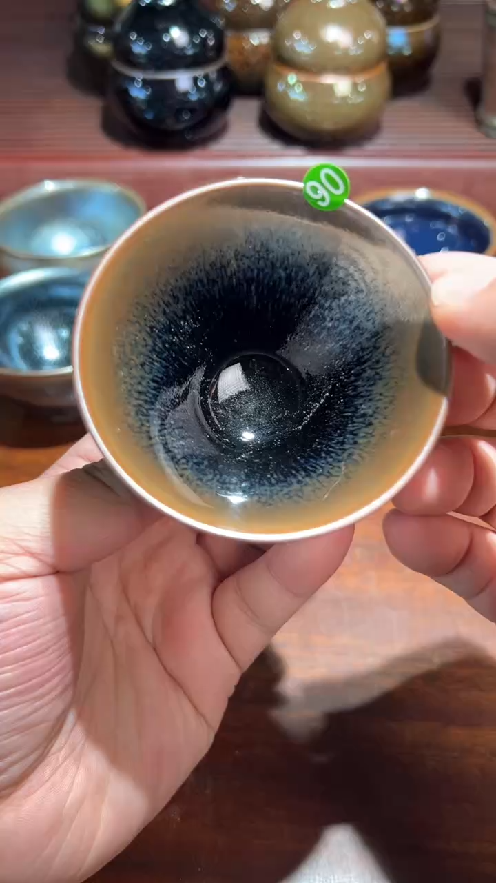 【闪购商品】茶盏90龙窑柴烧主人杯。。。