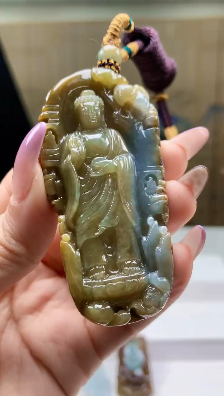 定制翡翠未镶嵌4898ty-毛货挂件118