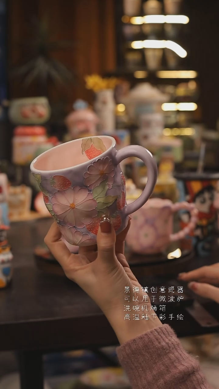 景德镇釉下彩绘设计师款式陶瓷