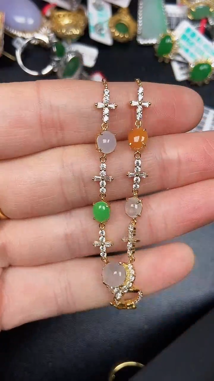 银S925镶嵌戒指翡翠5600