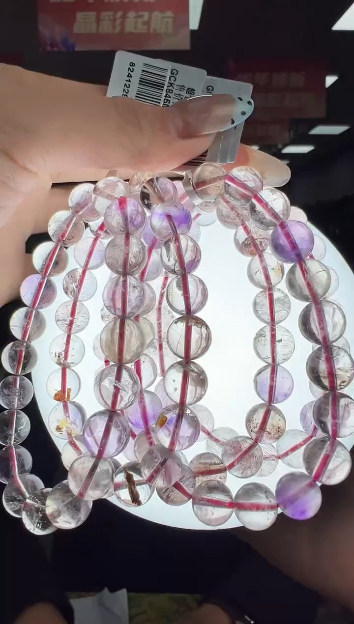 【闪购商品】水晶手链未镶嵌gck845约8mm多样性发一件