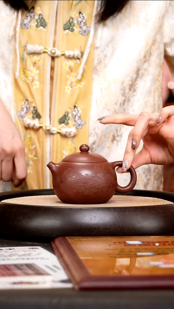 茶壶紫砂CH61 西施 紫檀泥 260cc
