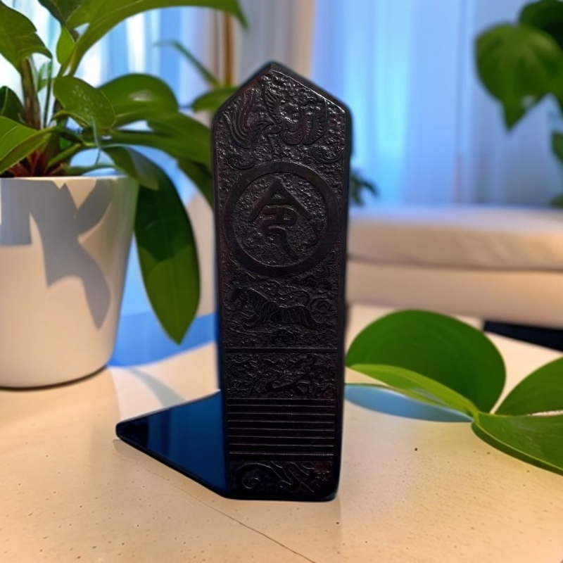 黑色牌牌桌面摆件