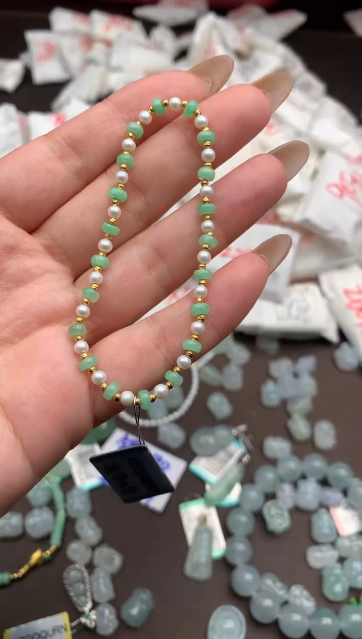 【闪购商品】翡翠手串未镶嵌一