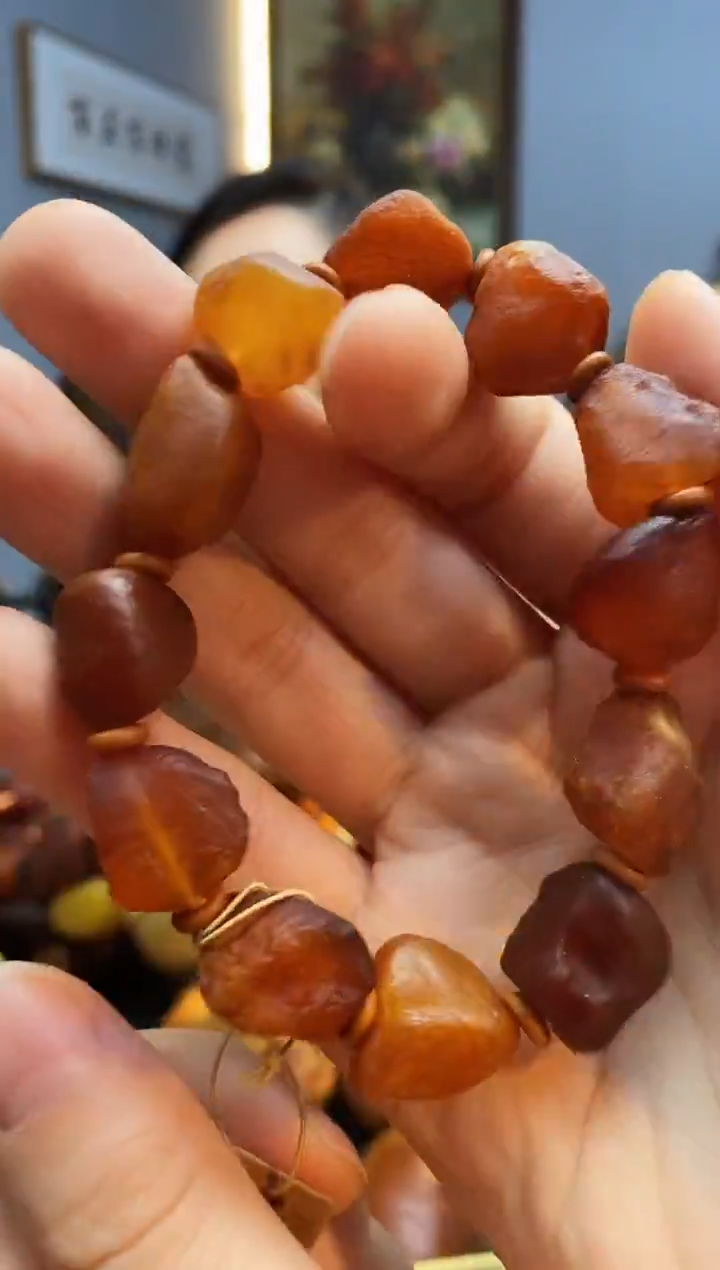 手链琥珀未镶嵌手串