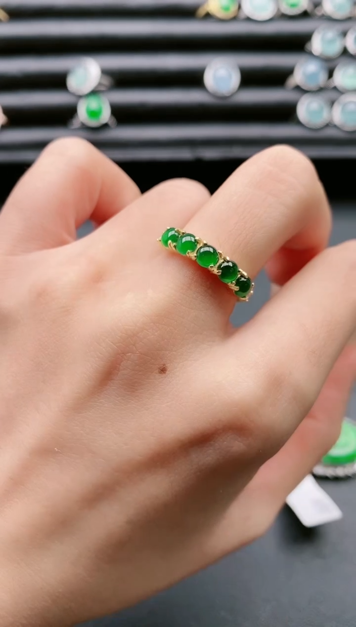 【闪购商品】翡翠戒指银S925镶嵌11111111