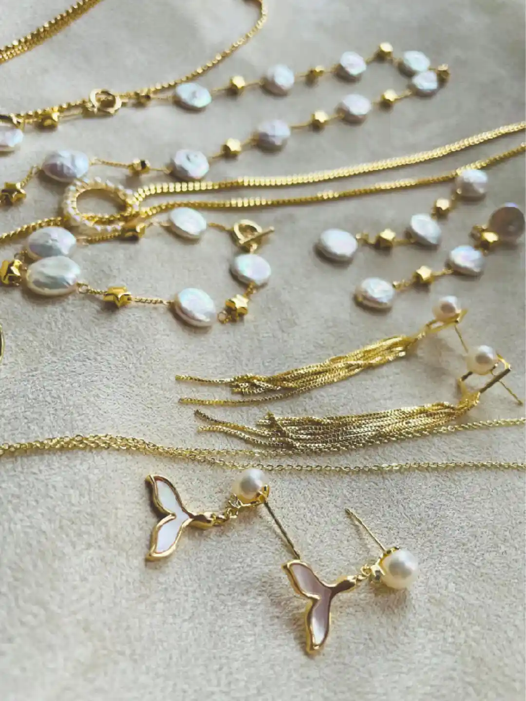 直播zuan拍链接天然淡水珍珠手链项链耳钉