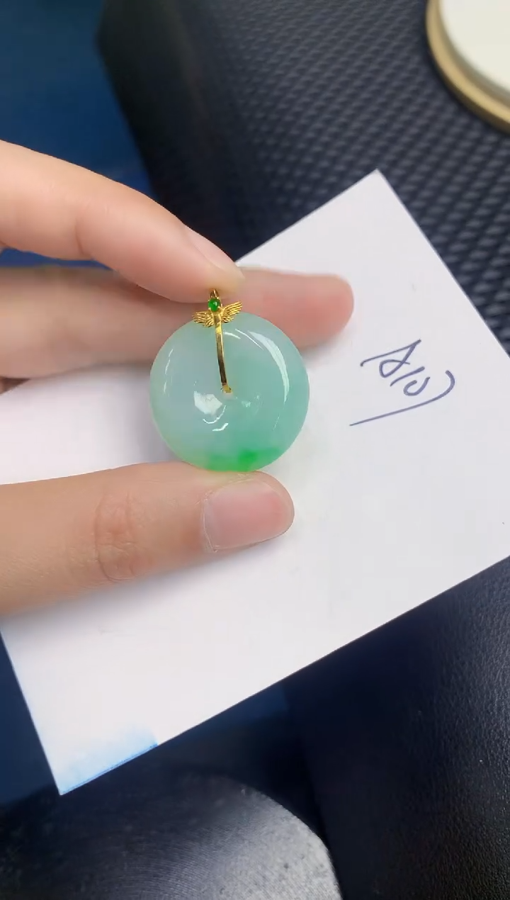 【闪购商品】翡翠颈饰18K金镶嵌000000000