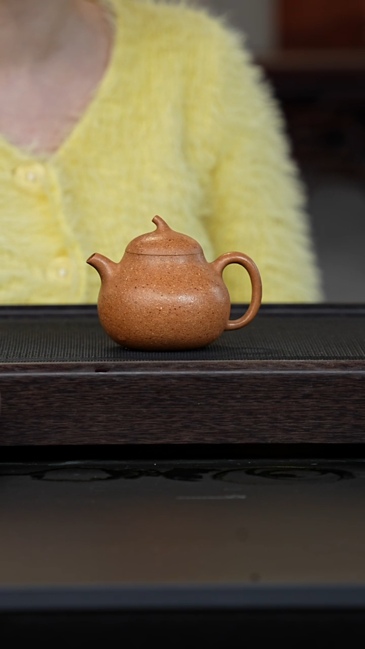 【闪购商品】紫砂茶壶手磨五彩段茄瓜